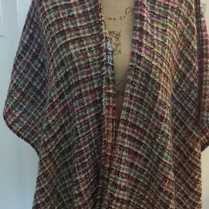 Chico's Colorful Woven Poncho